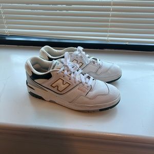 New Balance 550s, men’s size 9.5.